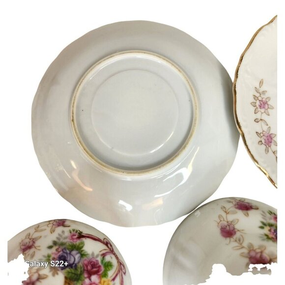 Floral Fine Bone China Teacup & Saucer Set of 2 - Picture 9 of 11